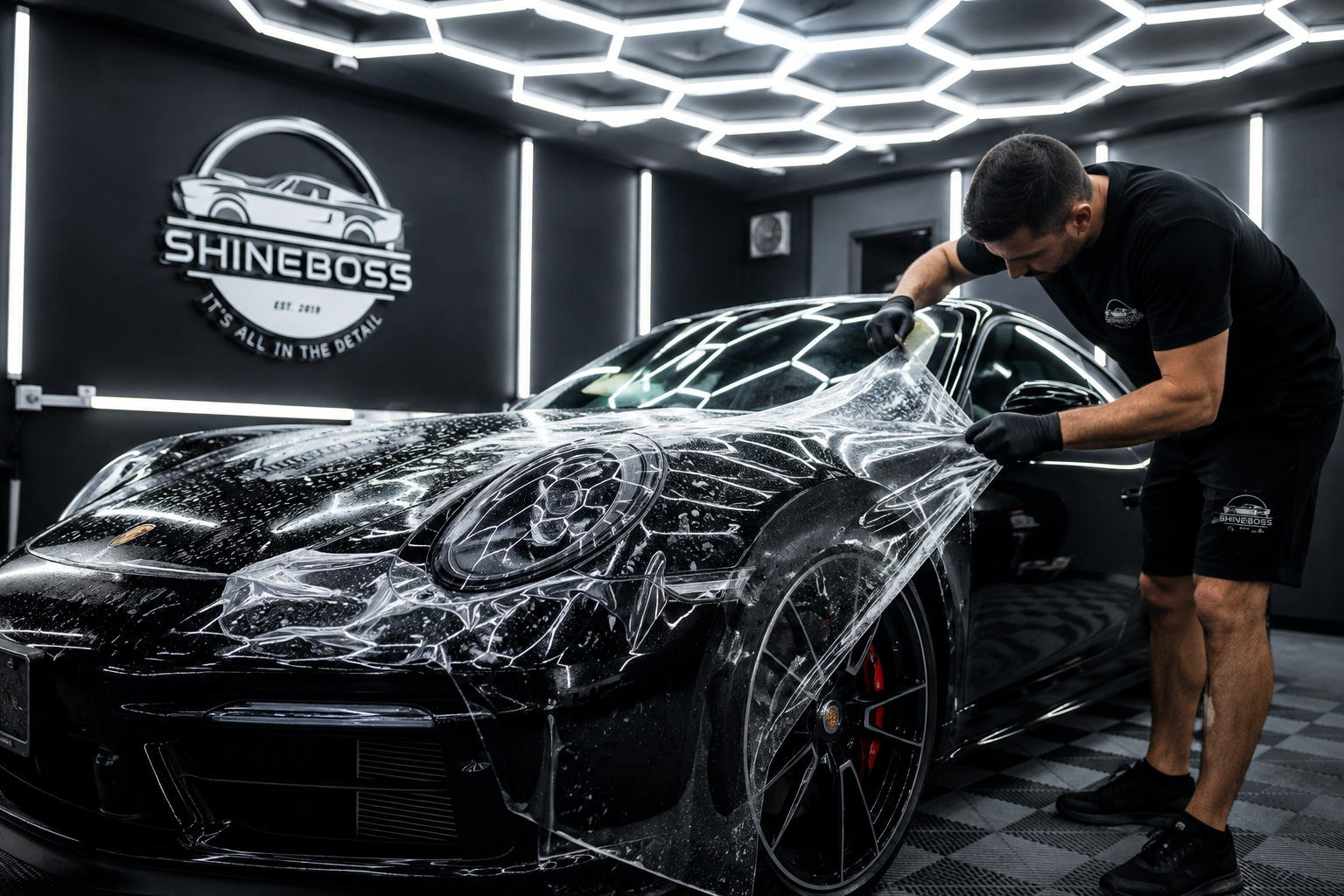 Shineboss Paint Protection Film installation